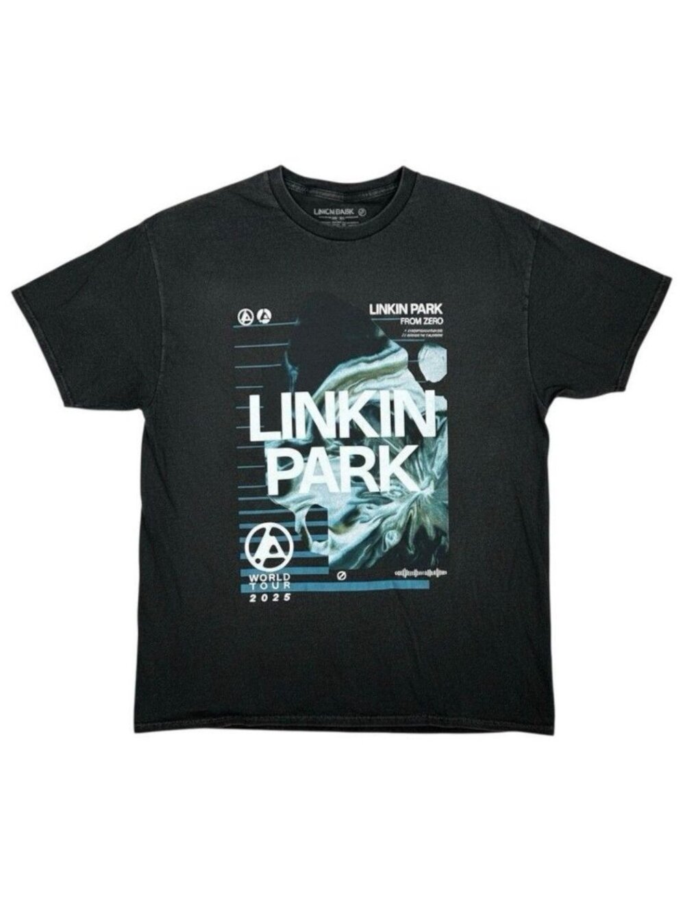 NEW Linkin Park Unisex From Zero World Tour Official Merch Heavyweight Tee - S
